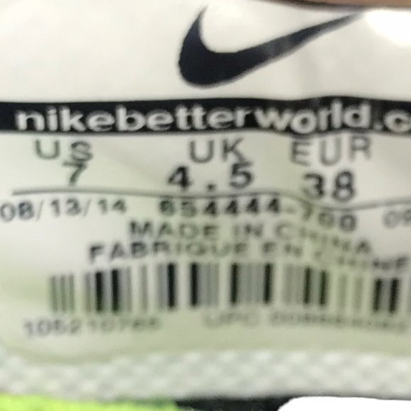 NIKE ZOOM ELITE 7 Tennis Shoes Athletic Running - Neon Yellow / Pink Women's 7 - Picture 10 of 10